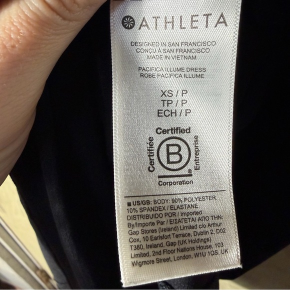 Athleta Pacifica Illume Dress Black Size XS - Picture 9 of 11